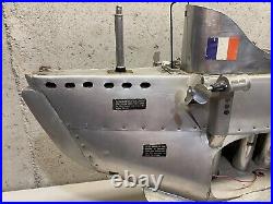 Vintage Model Submarine Of French Bathyscaphe FNRS-3 1950's U. S. Naval Academy