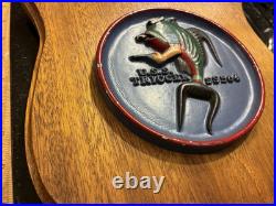 Vintage Nautical Plaque Uss Trigger Ss564 Tang Class Submarine Usn Navy