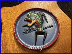 Vintage Nautical Plaque Uss Trigger Ss564 Tang Class Submarine Usn Navy
