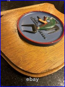 Vintage Nautical Plaque Uss Trigger Ss564 Tang Class Submarine Usn Navy