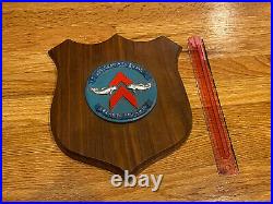 Vintage Plaque Uss Corporal Ss 346 Exarte Pendemus Navy Submarine