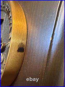 Vintage Puget Sound U S Naval Shipyard Bremerton Washington Brass & Wood Plaque