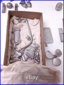 Vintage Ship Fittings by Sterling Models box Set B-20F and Other Parts as shown