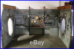 Vintage Submarine Wood Replica Model Control Panels Instrument Movie Props Rent