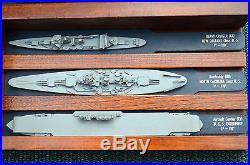 Vintage U. S. Naval WW2 Ship spotting models, full tray
