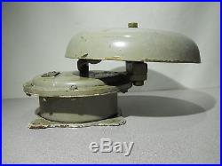 Vintage US NAVY SHIP BRASS Alarm Bell by HENSCHEL 115V
