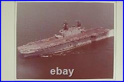 Vintage US Navy 1980-1982 USS Nassau LHA-4 Photograph Signed by Captain