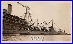 Vintage USS Canopus Sub Div 10 Tsingtao China Navy Submarine Photo