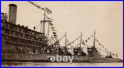 Vintage USS Canopus Sub Div 10 Tsingtao China Navy Submarine Photo
