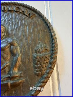 Vintage USS Vulcan AR-5 Navy Brass Ship Plaque 6 Service to the Fleet