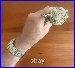 Vintage World War II Dobbie McInnes Ships Depthometer With Original Wooden Case