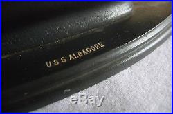Vintage c. 1955 USS ALBACORE AGSS-569 Experimental Submarine METAL Desk Model
