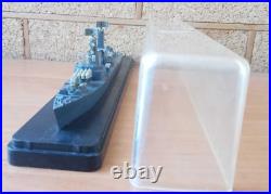 Vintage collectible ship model destroyer ussr plastic metal (123)
