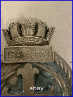 Vintage navy trafalgar centenary plaque