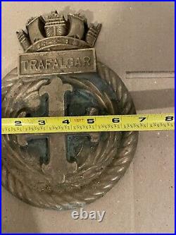 Vintage navy trafalgar centenary plaque