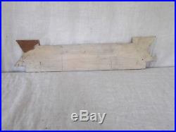 Vintage wooden sign USS Vincennes hand painted Navy Military