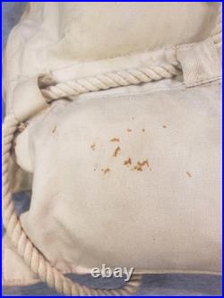 WW2 British Royal Navy Life Jacket Vest Marked Victory R. A. B. Liverpool