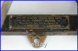 WW2 Collectible 1942 USCG Antenna Transfer Ground Switch A Unique Piece