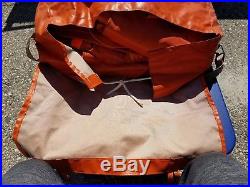 WW2 German Foul Weather Suit / U-Boat Deck Jacket & Pants Case Orange Large