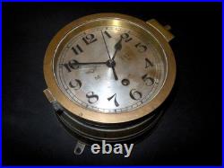 WW2 German Kriegsmarine Kieninger & Obergfell U-BOAT & SHIP CLOCK VERY NICE