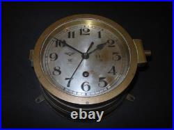WW2 German Kriegsmarine Kieninger & Obergfell U-BOAT & SHIP CLOCK VERY NICE