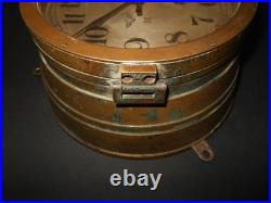 WW2 German Kriegsmarine Kieninger & Obergfell U-BOAT & SHIP CLOCK VERY NICE