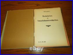 WW2 German Kriegsmarine M. Dv. 847 NAVAL TECHNICAL & REGULATIONS MANUAL GROUP