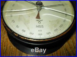WW2 German Kriegsmarine Navy Barometer U-Boats Ships Airfields VERY NICE