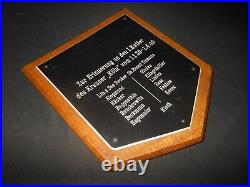 WW2 German Kriegsmarine SAILOR COMMEMORATION PLAQUE CRUISER KOLN V. RARE