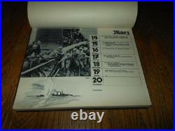 WW2 German Kriegsmarine Skagerrak Kalender 1937 DESK CALENDAR COMPLETE