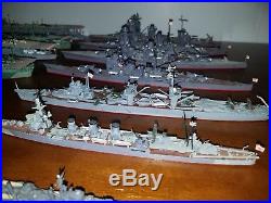 WW2 Japanese Naval Fleet Pro Built Painted Model Kits Carriers 14 ships total