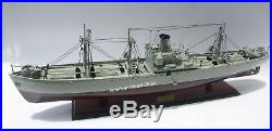 WW2 Liberty Ship Jeremiah O'Brien Model 35 Handcrafted Wooden Model NEW