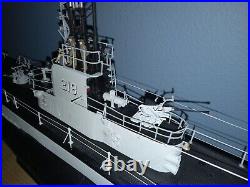 WW2US Navy'USS Albacore'GatoClassSubmarinePlasticModelBuilt1/72scale53inches! BIG