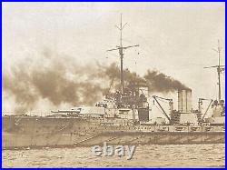 WWI 1914 German Navy Ship S. M Panzerkreuzer Seydlitz Antique RPPC Real Post Card
