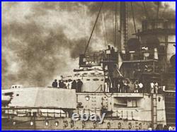 WWI 1914 German Navy Ship S. M Panzerkreuzer Seydlitz Antique RPPC Real Post Card