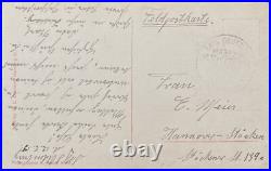 WWI 1914 German Navy Ship S. M Panzerkreuzer Seydlitz Antique RPPC Real Post Card