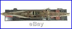 WWI Antique US Navy V-1 Submarine Launching Presentation Model Metal Wood Ship