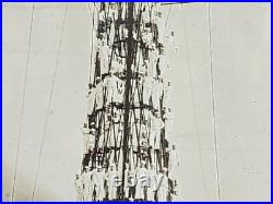 WWI US Navy Wyoming Class Battleship Crew Photo Cage Mast Hampton VA 20x12