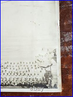 WWI US Navy Wyoming Class Battleship Crew Photo Cage Mast Hampton VA 20x12