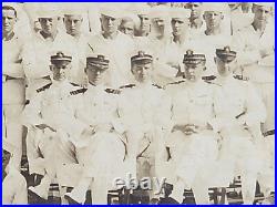 WWI US Navy Wyoming Class Battleship Crew Photo Cage Mast Hampton VA 20x12