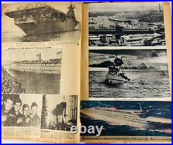 WWII American NAVAL Scrapbook WW2 Chris Craft Boats Ship Aircraft Carrier