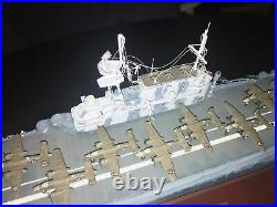 WWII Carrier / Battleship USS Hornet CV-8 Model 20 On Plaque