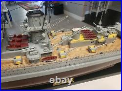 WWII German battleship Graf Spee Wooden Ship Model 40 long awesome detail