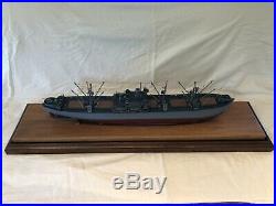 WWII Liberty Ship 28 Wooden Model by Master Shipwright R. Hambidge