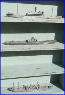 WWII Merchant Ship Recognition Training Model Boxed Set Japanese Merchant Ships