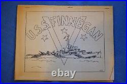 WWII Naval Grouping with Photos & More Of Transport Ship U. S. S. Finnegan