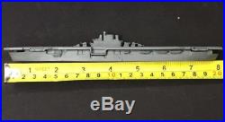 WWII Ship Recognition ID Model, Essex Class CV Carrier by Comet Metal Prod