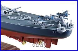 WWII USS MISSOURI BB-63 1/700 diecast model ship FOV