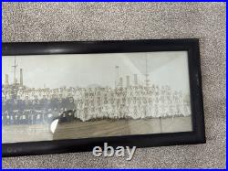 War Ship 1909 USS Birmingham Crew First Ship to Launch a Plane from deck WW1