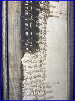 War Ship 1909 USS Birmingham Crew First Ship to Launch a Plane from deck WW1